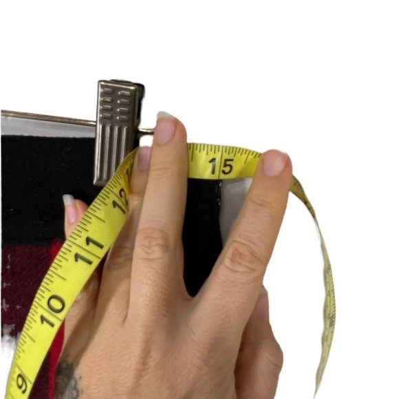 J Crew Red Black Large Plaid Wool Low Rise Mini Skirt Size 0 - Picture 6 of 7